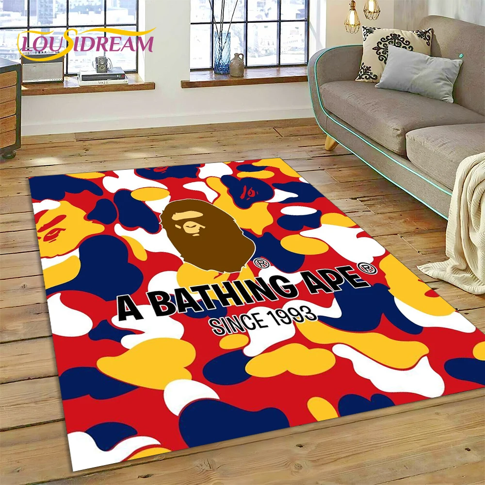 Commercial Printing Format - Tappeto 3D B-BAPE alla Moda per