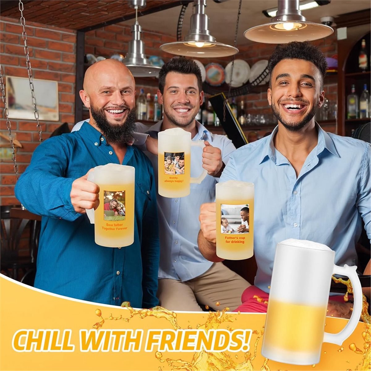 Sublimation Mug Blank - Tazze da birra vuote per sublimazione