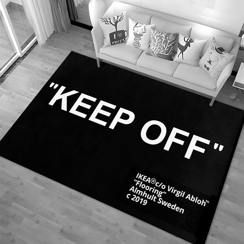 Commercial Printing Format - Tappeti 'Keep Off' Stampati in 3D,