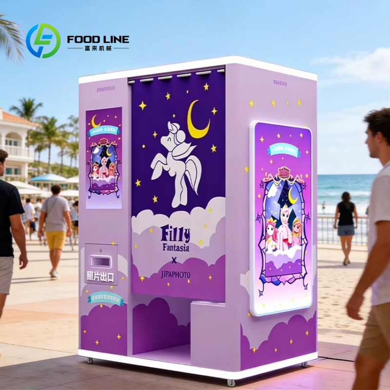 Commercial Photo Printing Kiosk - Cabina fotografica self-service personalizzata, chiosco per