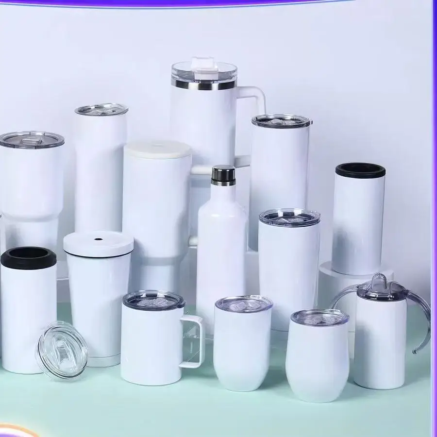 Sublimation Mug Blank - Tazza vuota per sublimazione Bottiglie d'acqua
