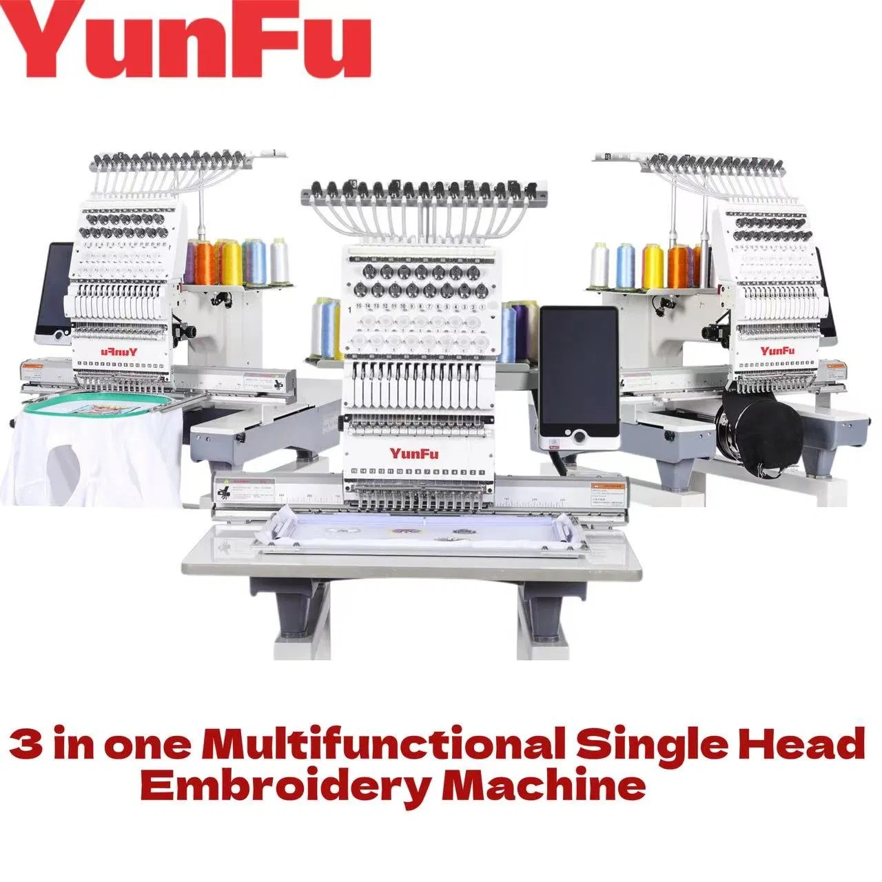 Commercial Embroidery Machine - Macchina da ricamo 3 in 1