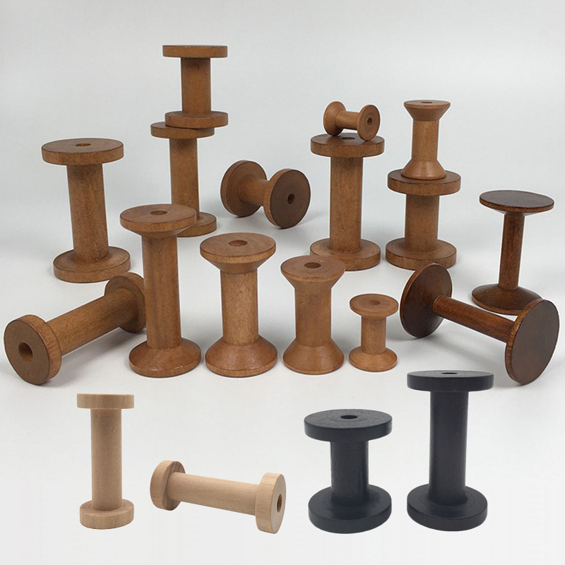 Commercial Embroidery Machine - 10 pz/set bobine di legno naturale