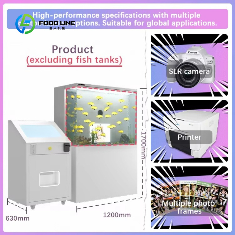 Commercial Photo Printing Kiosk - Cabina Fotografica Automatica Personalizzata con IA,