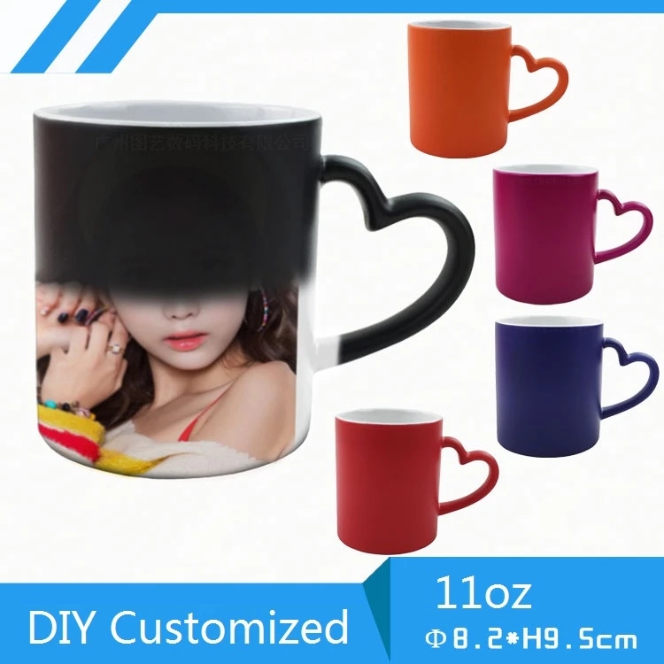 Sublimation Mug Blank - Tazza Magica Personalizzabile Fai-da-Te 350ML, Tazza