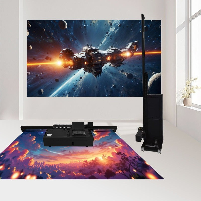 Commercial Wall Printing Machine - Stampante UV Verticale Multifunzione per Pareti,
