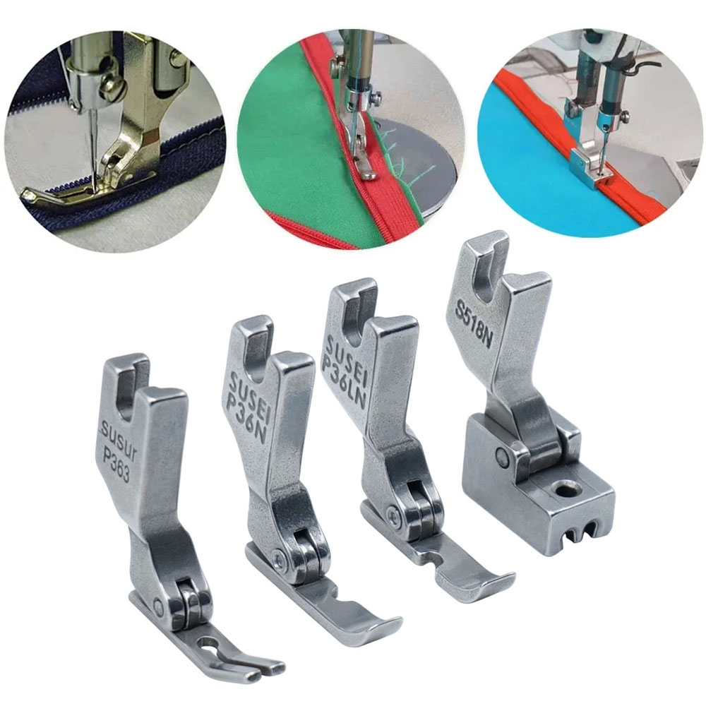 4 pezzi/set piedino con cernie - Commercial Embroidery Machine recensione e prezzo