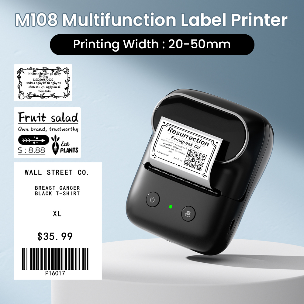 Phomemo M108 Stampante per eti - Commercial Printing Types recensione e prezzo