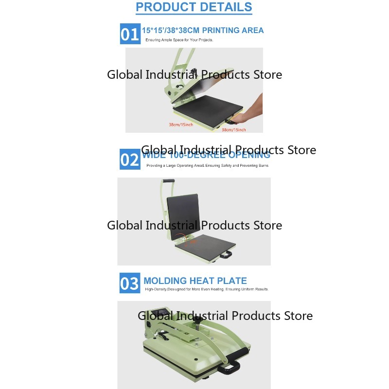 Pressa a Caldo 38x38cm per Sta - Commercial Grade Printing Press recensione e prezzo